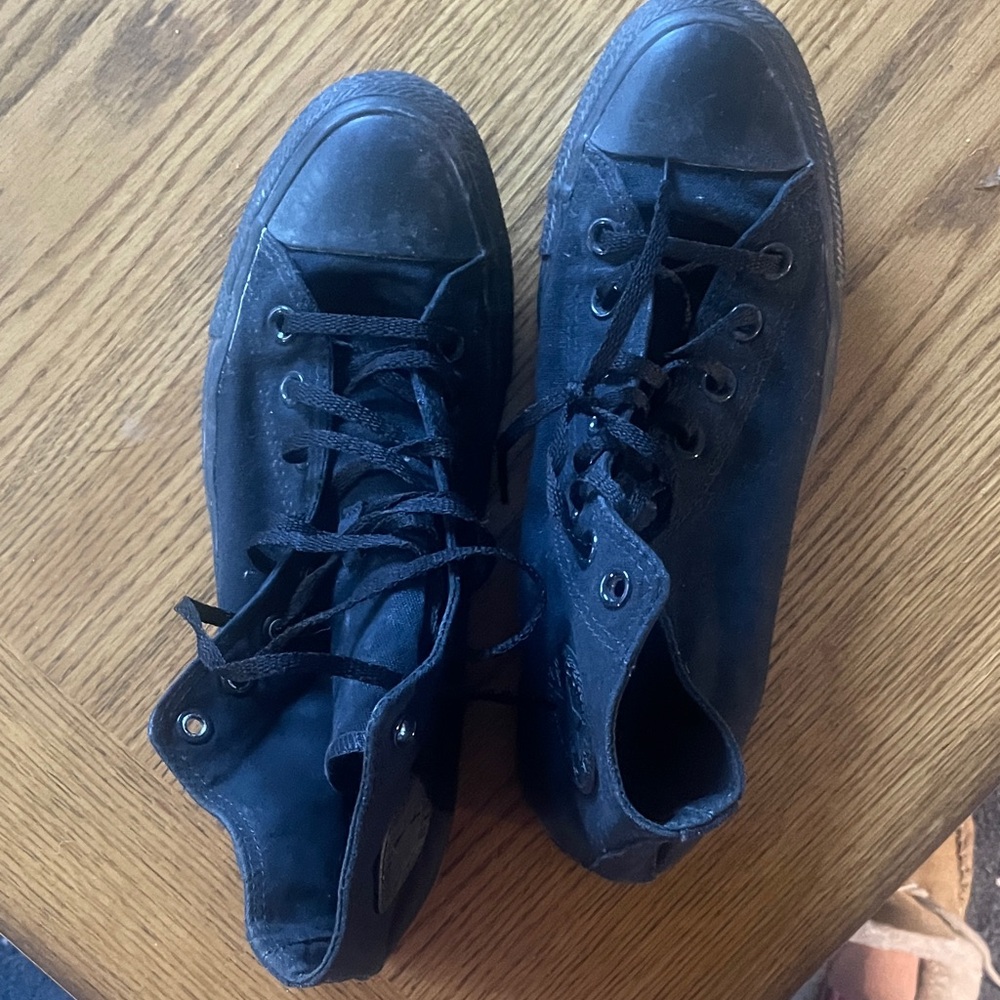 Converse Black High-Top Sneakers - Picture 6 of 6